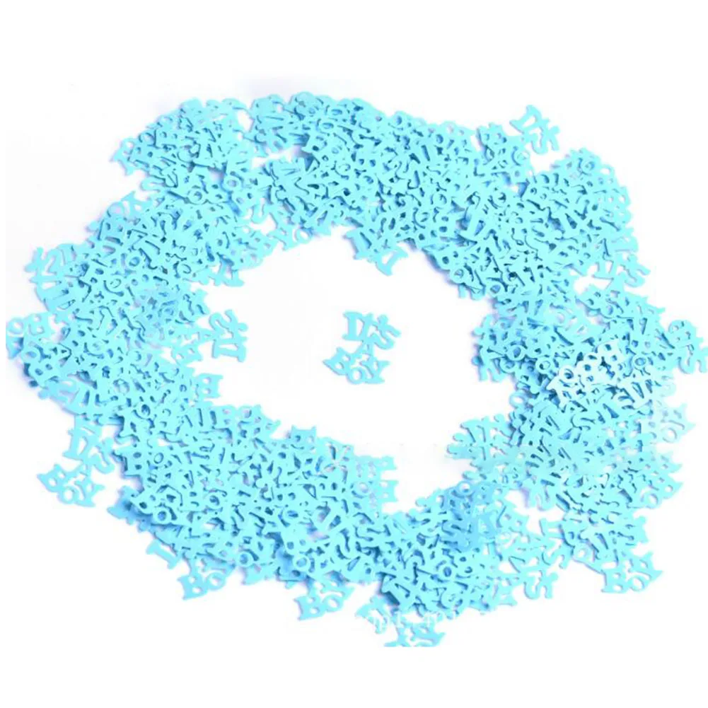 

1 Bag Colorful Creative Table Scatter Confettis It's a Boy/Girl Shape Letters Diy Baby Shower Birthday Party Decorations Sequins