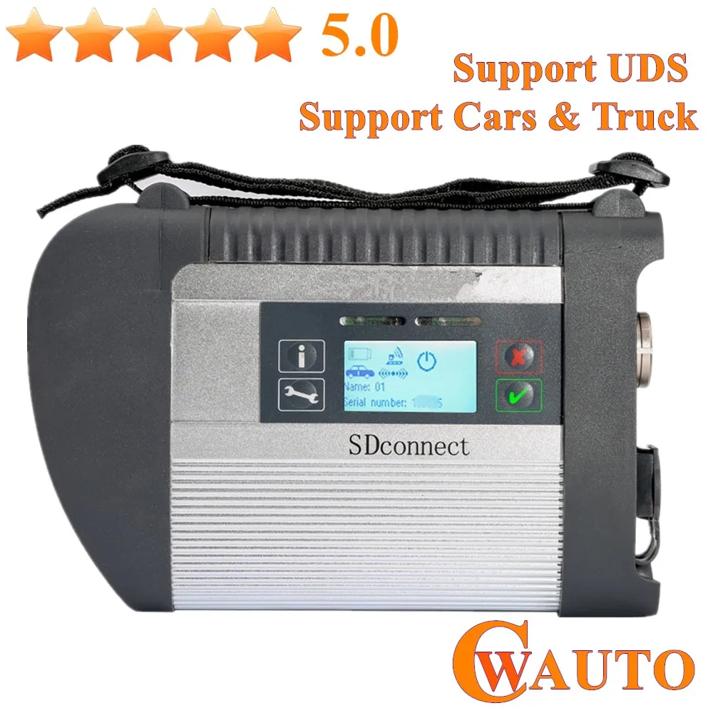 

MB Star C4 with 5 Cables SDconnect Diagnosis Multiplexer Support Cars and Trucks Diagnostic Auto Offer 2 Years Warranty