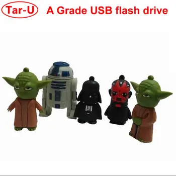

Free Shipping :Plastic creative Robot 64GB usb flash drive 32GB usb stick flash disk on key memory usb key