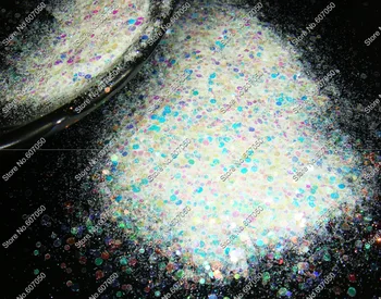 

Mix Sizes Round Dot White with Colorful Light Tints Shining Nail Glitter Powder Shapes for Nail Art Glitter Craft Decorations