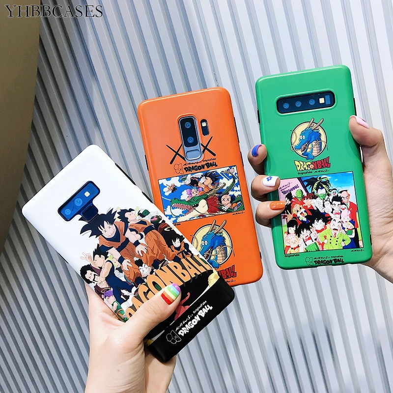 YHBBCASES мультфильм Прохладный Dragon Ball Телефон чехол для samsung S10 Plus забавные Чехлы Galaxy