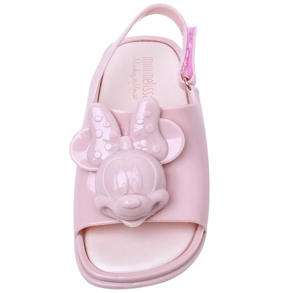 

Children shoes MinnieTwins Mouse Head Shoes 2018 PVC Jelly Shoes Girls Princess Non-slippery Toddlers Casual Barefoot Waterproof