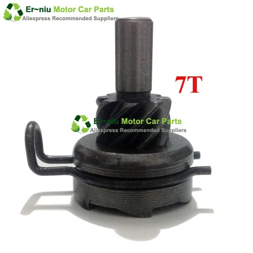 

139QMB GY6 50 Kick Start Idle Gear Kick Start Idle Shaft Gear 7 Spline for gy6 50cc 139QMB Starter Chinese Scooter