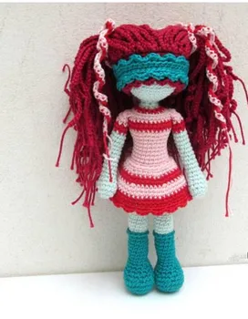 

crochet toys amigurumi doll girl model number XC041019