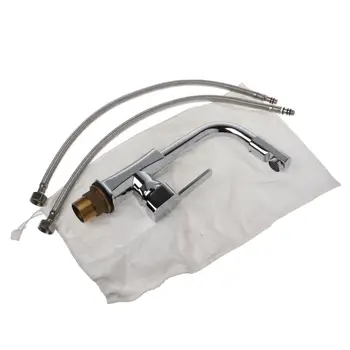 

Mixer Tap 360Degrees Rotation Spout Deck Basin Faucet Brass Handle Wash With Polished Surface For Bathroom Modern Kitchen