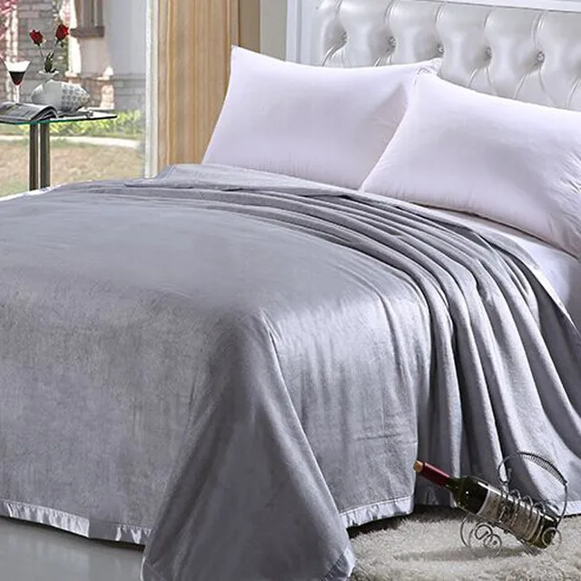 Buy Decorative Silk Throw Blanket Large Sofa Couch or