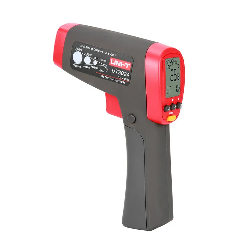 

Pyrometer UT302A Industrial Pyrometer Professional Non-Contact Digital Infrared Thermometer Pyrometer IR Thermometer