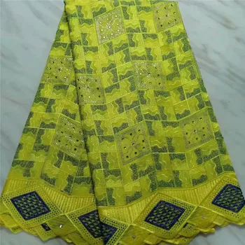 

2019 Latest African Lace Fabric High Quality Swiss Voile Lace In Switzerland Newest Swiss Cotton Lace Fabric For Nigerian Dress