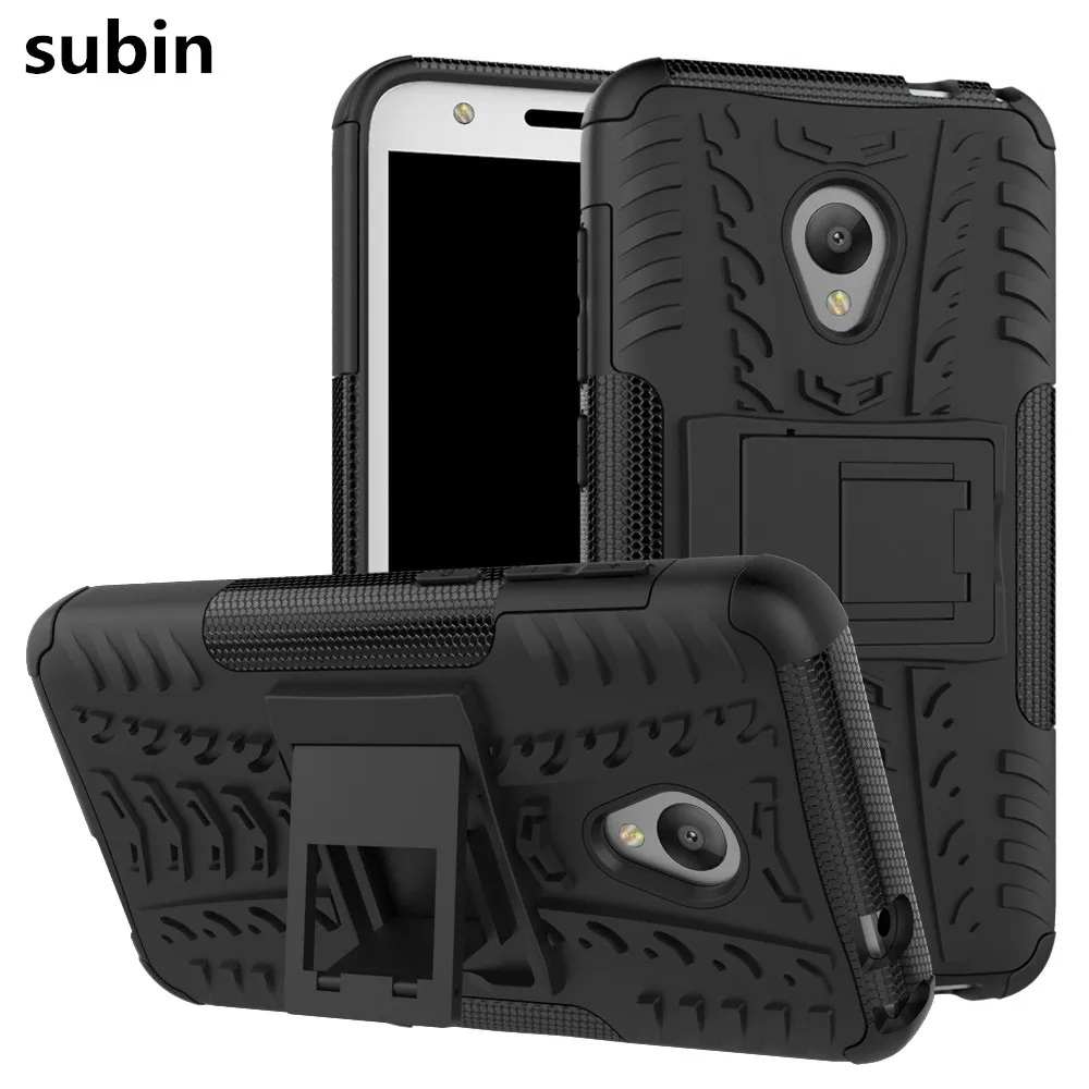 alcatel U5 Case 5.0inch TPU &amp PC Dual Armor with Stand Hard Silicone Cover For Alcatel 5047 5047Y Phone | Мобильные телефоны и
