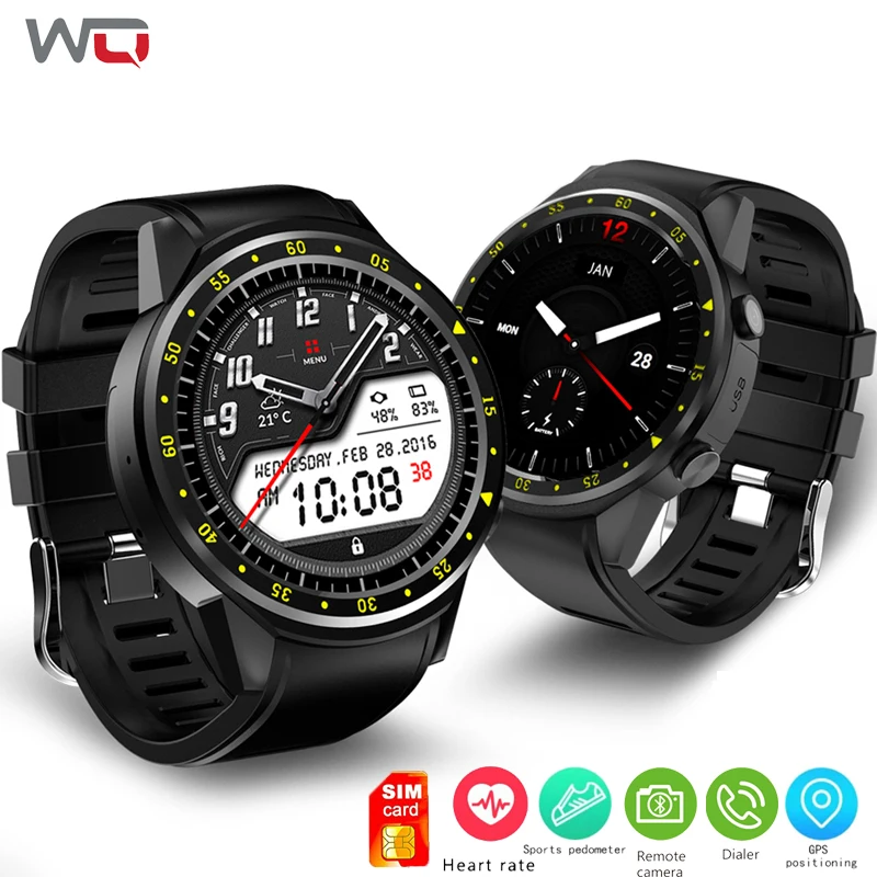 WQ F1 Смарт-часы gps часы Фитнес трекер Android Поддержка sim-вызов Reloj Inteligente Bluetooth музыку