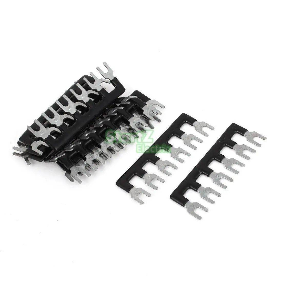 

10PCS 6bit short circuiter and Insulated Terminal Strip circuit chip wiring connecting bar tb2506 black
