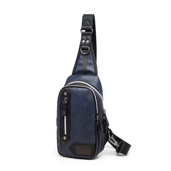 

4PCS / LOT Casual Men Chest Bag Crossbody Single Shoulder Bag Small Back Pack for Outdoor Chest Pack Travel sac de poitrine