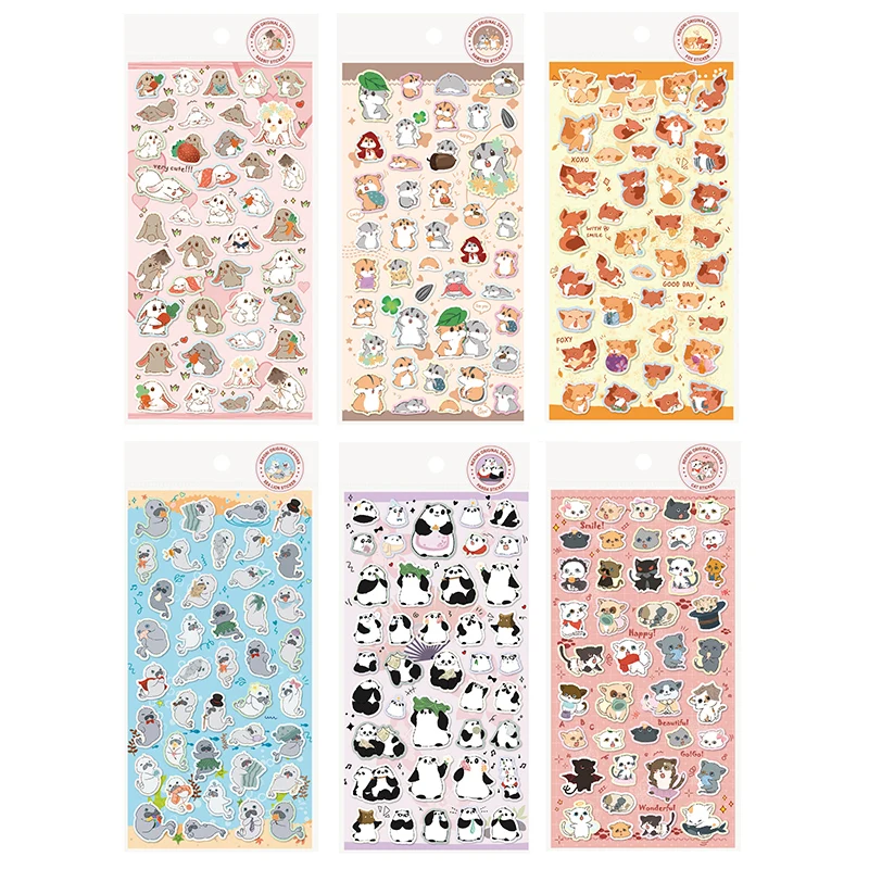 

20sets/1lot Kawaii Stationery Stickers Cartoon Panda Diary Planner Decorative Mobile Stickers Scrapbooking DIY Craft Stickers