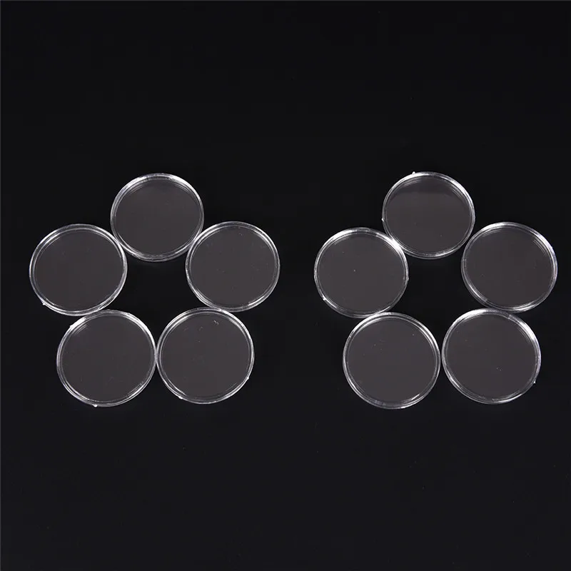 

40mm 10Pcs Coins Plastic Boxes Protect Holder Box Case Storage Collection Container Collectibles Storage Boxes 10pcs