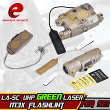 Элемент softair аксессуар LA-5/PEQ-15 LA-SC UHP зеленый лазер M3X охотничье оружие arma wapens waffen телесный светильник Тактический светильник