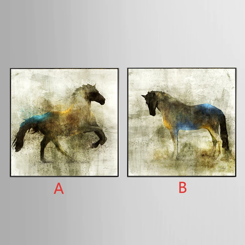 

Unframed Canvas Printings Horse series Modern Style Cheap Pictures Decorative Wall Art Framed Prints Gift 201812-hores (1)