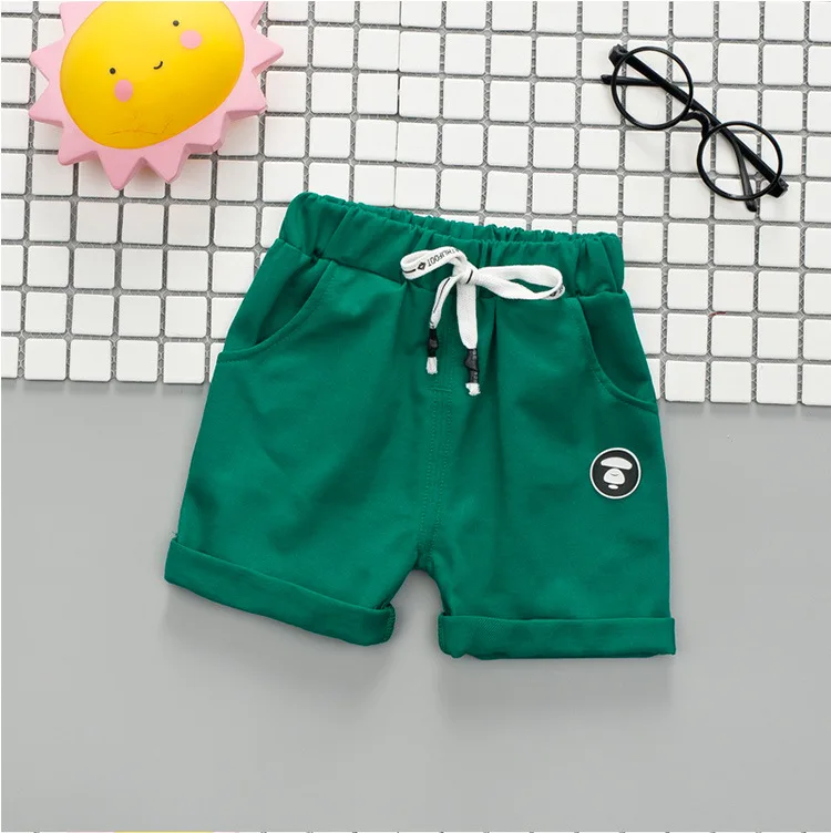 

2019 Baby Boy Shorts Summer Fashion Newborn Beach Shorts Solid Trousers Baby Clothing Cool Infant Toddler Boy Short Pants