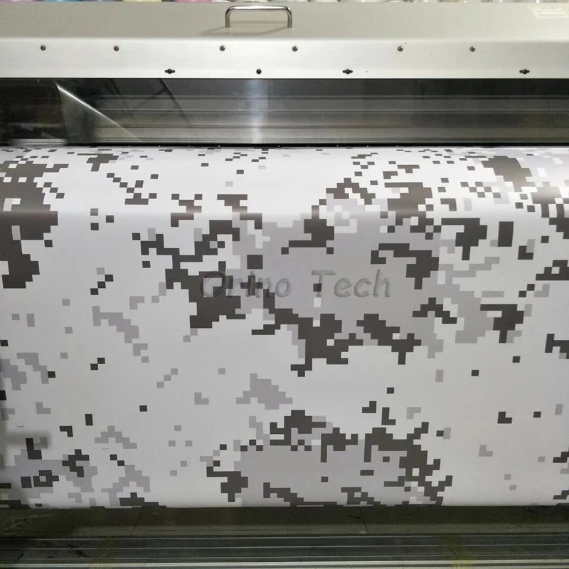 Black White Grey Digital Vinyl Film Wrap-3