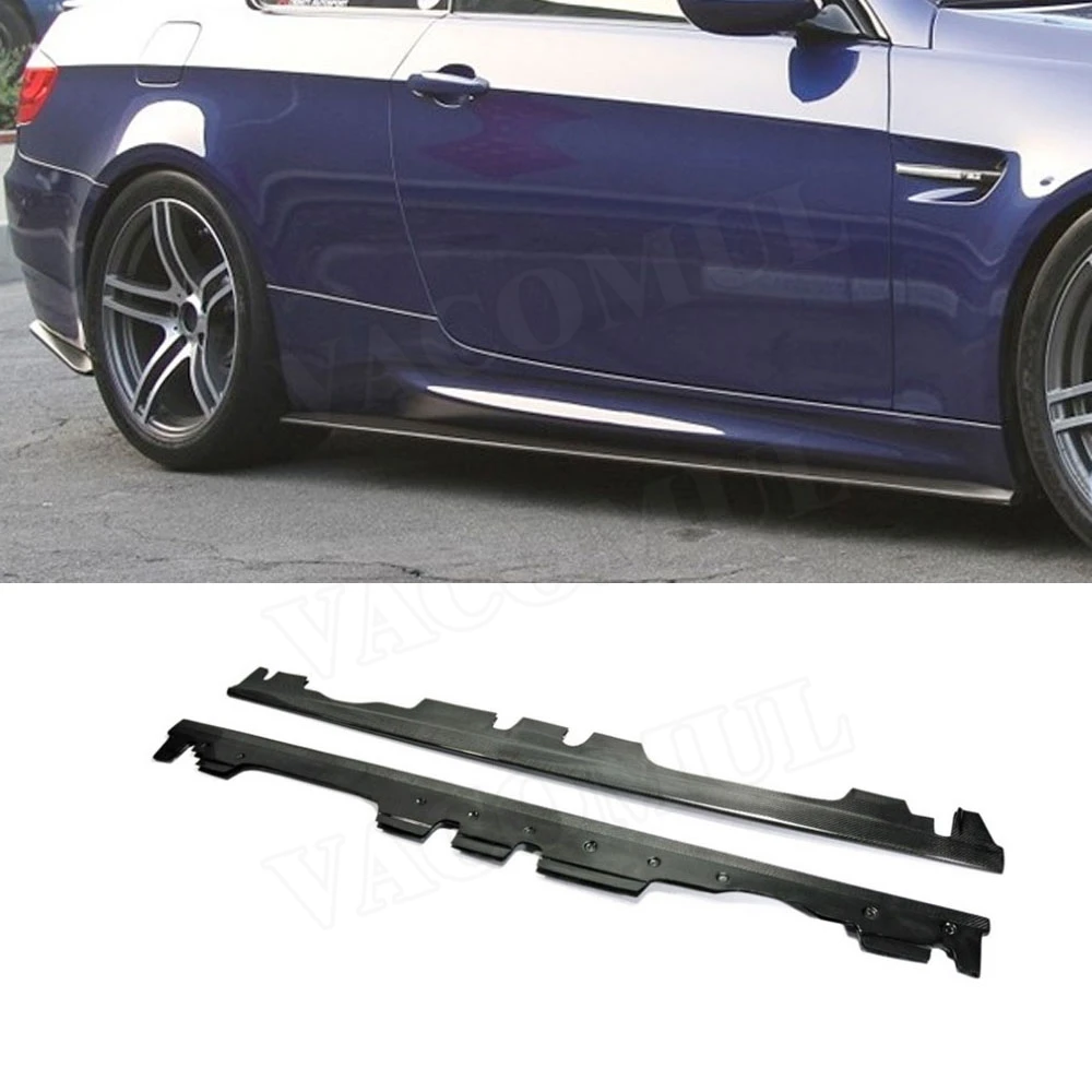Боковые юбки из углеродного волокна для BMW 3 серии E92 E93 M3 2008 2013 бампер автомобиля