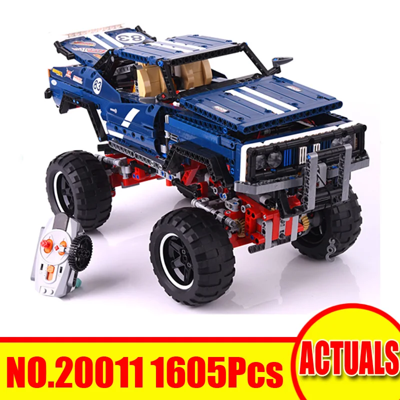 

1605Pcs 20011 LEPIN Technic Series Model Building Kits Blocks Bricks SUV 4x4 Crawler Exclusive Toys For Children Gift Set 41999