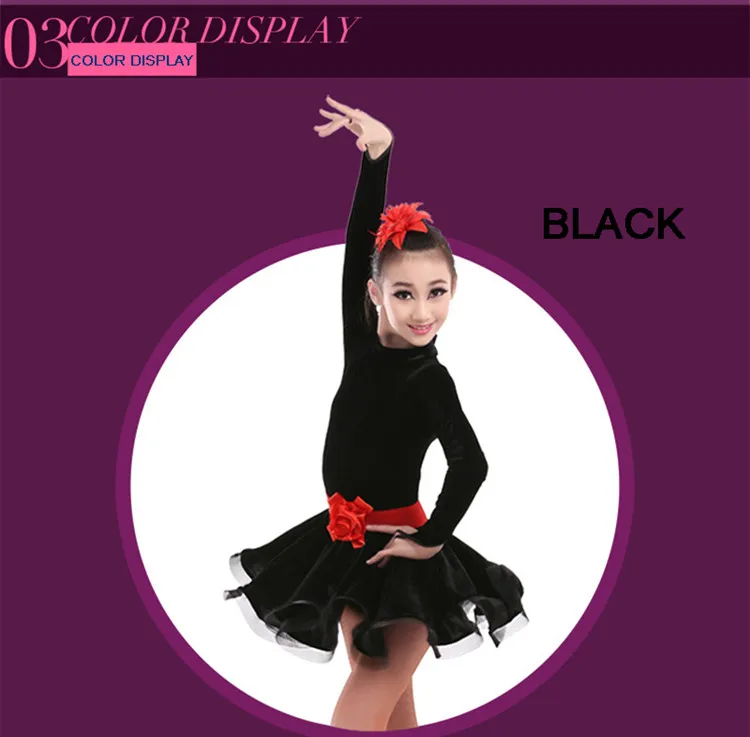  Tango Ballroom Dance Dress For Girl (3)