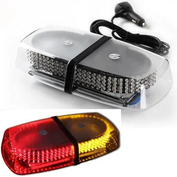 

12V 240 LED Red/Amber Yellow Car Emergency Beacon Hazard Magnetic Flash Strobe Light Warning Lamp Top Roof Lamp