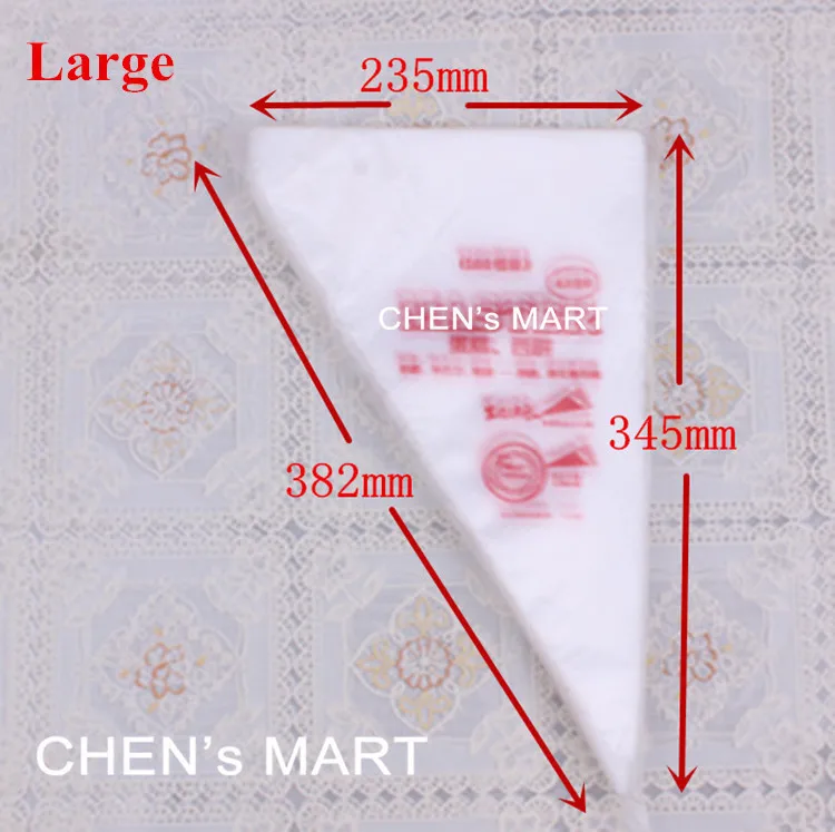 1 упаковка Большие 35 см* 40 см одноразовые Кондитерские мешки пластиковые инструменты для украшения торта ледяной кондитерский мешок для крема инструмент