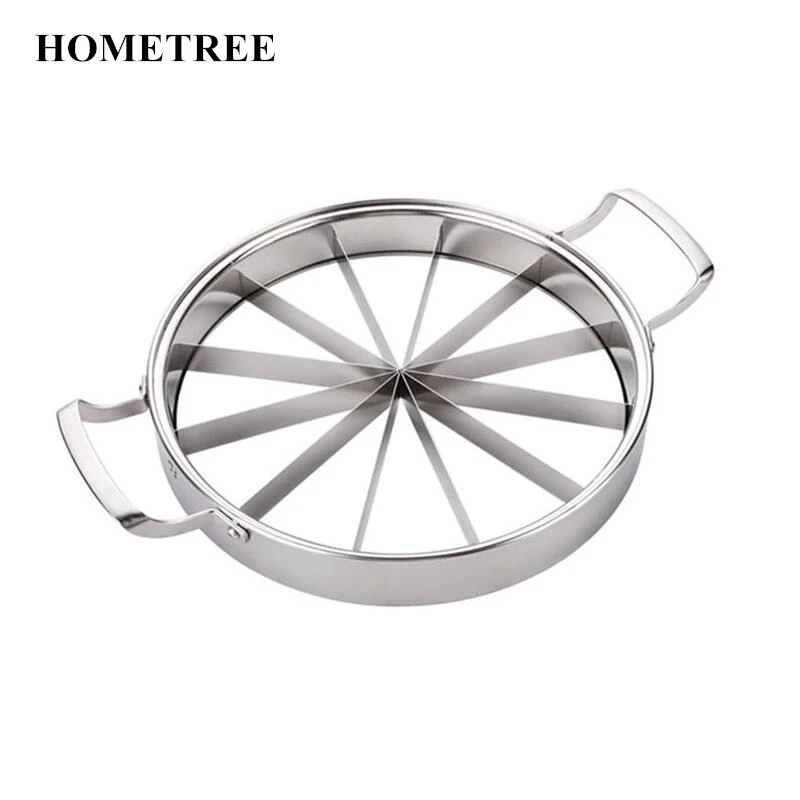  HOMETREE Thicker Stainless Steel Watermelon Slicer Cantaloupe Cutting Seeder Slicer Kitchen Tool Co - 32827389420