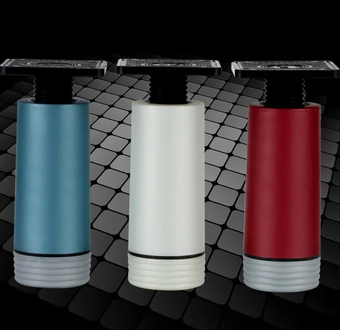 4pcs/lot H:80mm Furniture supporting feet PVC TV cabinet adjustable tea table leg bathroom (adjustable:0-20mm)