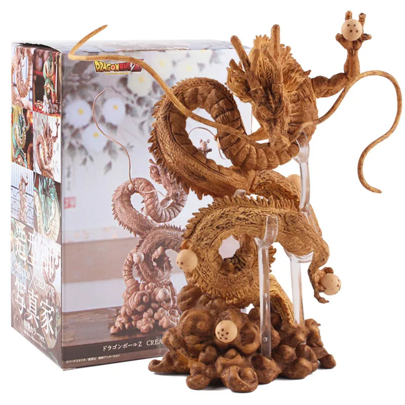 Японская аниме-игрушка Dragon Ball Z фигурка Shenron обмотка дракона зеленого и