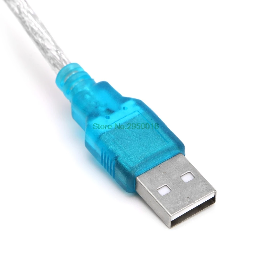 Синий USB 2,0 в RS232 RS-232(DB9) последовательный кабель Стандартный адаптер конвертер для ПК высокого качества C26