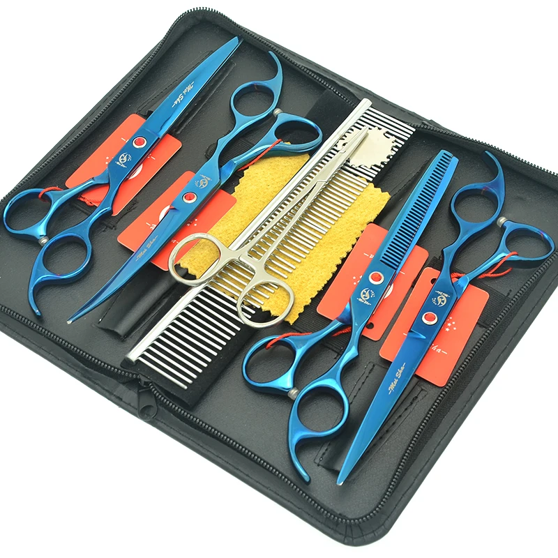 

Meisha 7 Inch Professional Pet Scissors Set Dog Grooming Clipper High Quality Thinning Shears Puppy Hair Trimming Tools HB0229