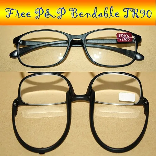Два черный TR90 гибкие благородный очки для чтения+ 1,0+ 1,5+ 2,0+ 2,5+ 3,0+ 3,5+ 4,0