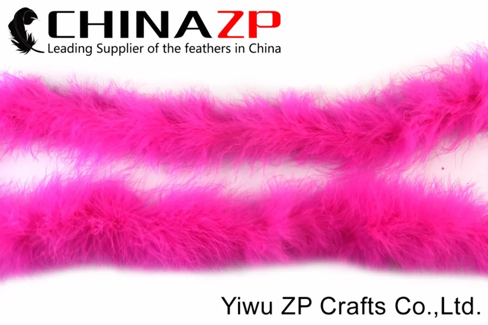 Ведущим поставщиком CHINAZP фабрики 20 г 20 ярдов/партия уникальный ярко-фиолетовый окрашенный хвост фазана Турции Боа Из Перьев Марабу