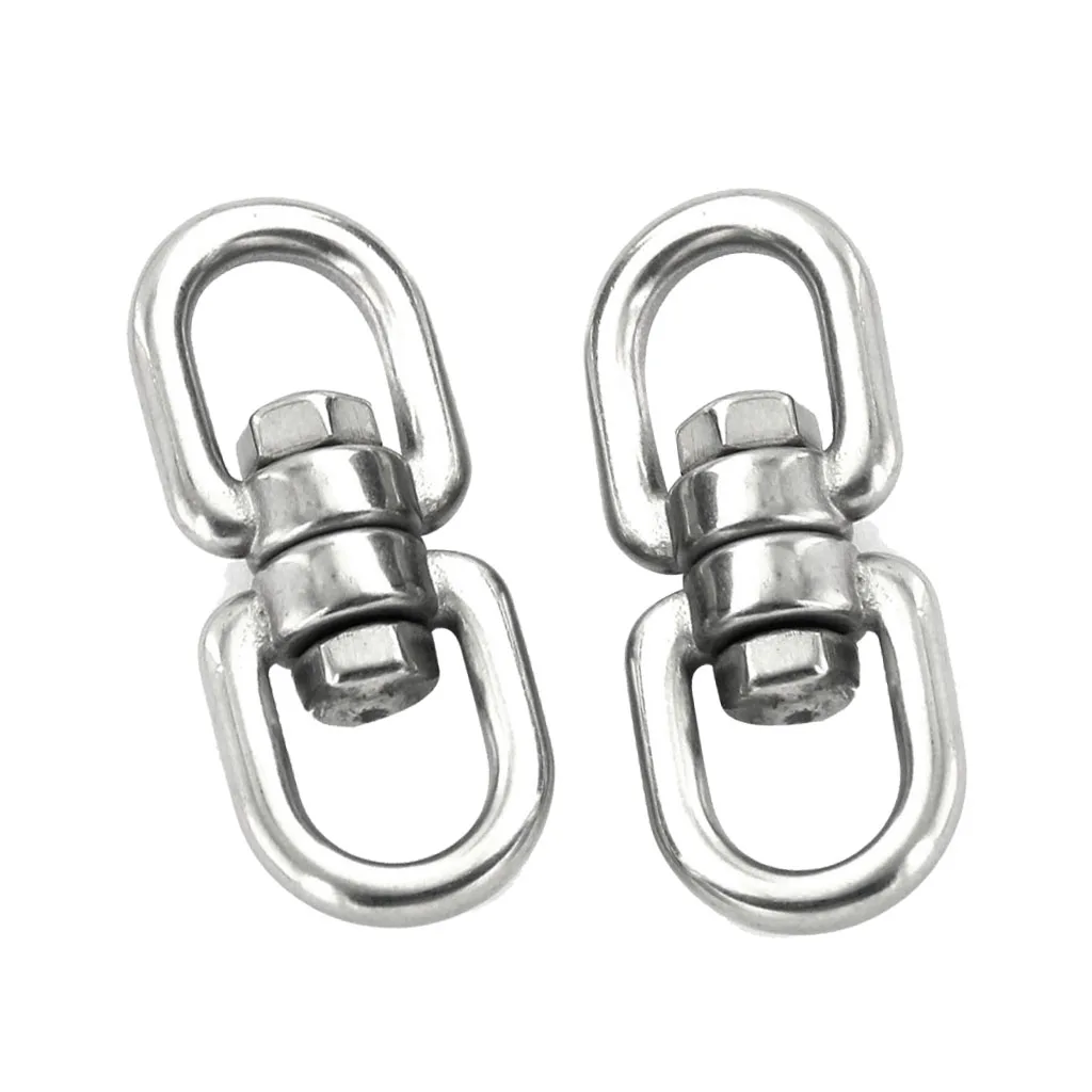New 2pcs Mini Hook Carabiners Connect Buckles for Outdoor Climbing Hook Carabiner Rotating Carabiner