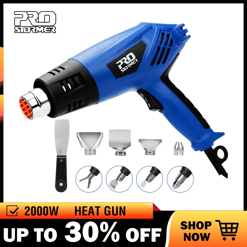 Buy PROSTORMER 2000W Heat Gun 220V Electric Heating