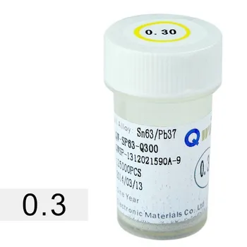 

125k/bottle 0.3mm lead BGA reballing balls solder balls