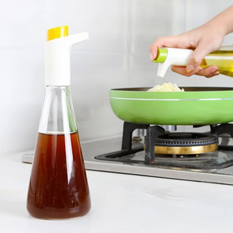 2pcs Leak proof Oil Spice Jar Soy Sauce Bottle Spice Kitchen Supplies