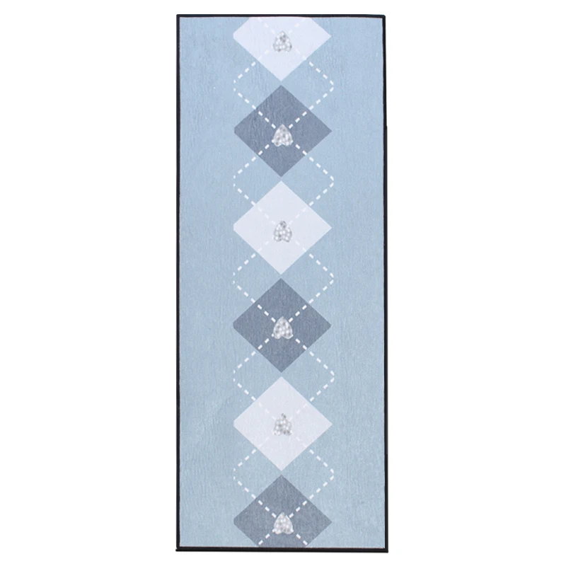 Европейский современный простой стиль плед Печать прямоугольный ковер моющийся нескользящий ковер для гостиной/спальни/кухни/дивана