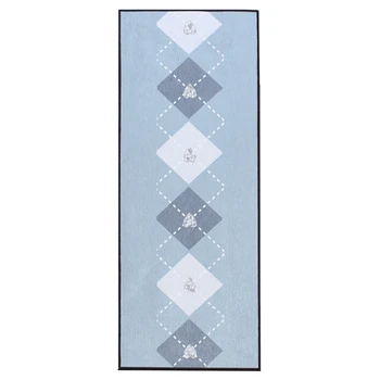 

European Modern Simple Style Plaid Printing Rectangle Carpet Washable Non-slip Rug for Living room/Bedroom/Kitchen/Sofa