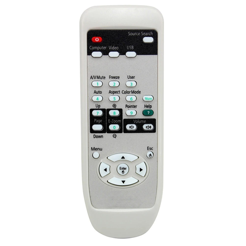 

Hot Sales Remote Control For EPSON EMP-821 EMP-83 EMP-1700 EMP-1705 White Projector Remote Controller &
