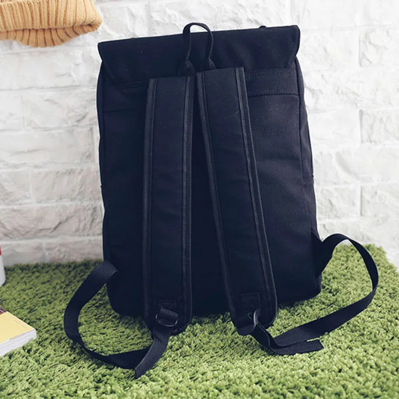 Women Cute Cat Backpack Canvas Girl School Backpacks Kawaii Cartoon Large Capacity Student Rucksack Lovely Casual Mochila BP0200 (3)