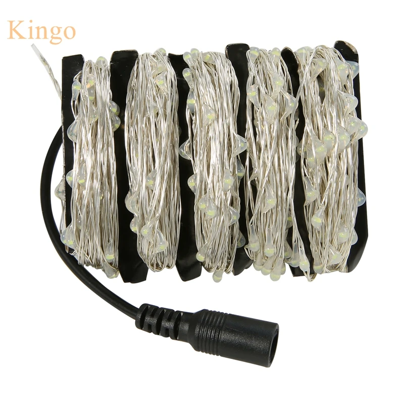 Hot 20M/30M/50M Led Silver Copper Wire 200/300/500 LED String Light Starry Lights For Christmas Parties Wedding Beddingroom KTV Hot 20M/30M/50M Led Silver Copper Wire 200/300/500 LED String Light Starry Lights For Christmas Parties Wedding Beddingroom KTV