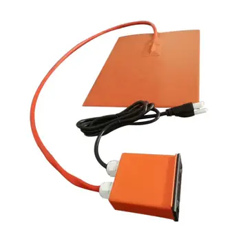

400x400mm 230v 700W Silicone Heater Pad With Adhesive and temp controller,USA plug