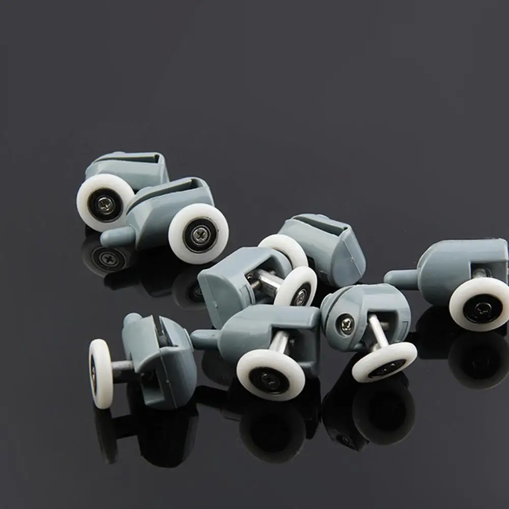 Stainless Steel 8Pcs/Set Shower Door Rollers Runners Wheels Pulleys 25mm x 5mm Top/Bottom | Обустройство дома