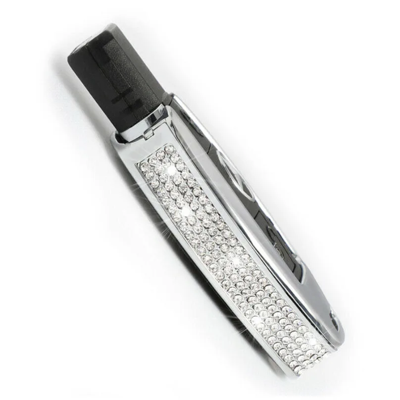 1 шт. ключ с бриллиантами чехол с кожаной брелок для Mercedes-Benz GLA 200E C Class GLC 260 C200L