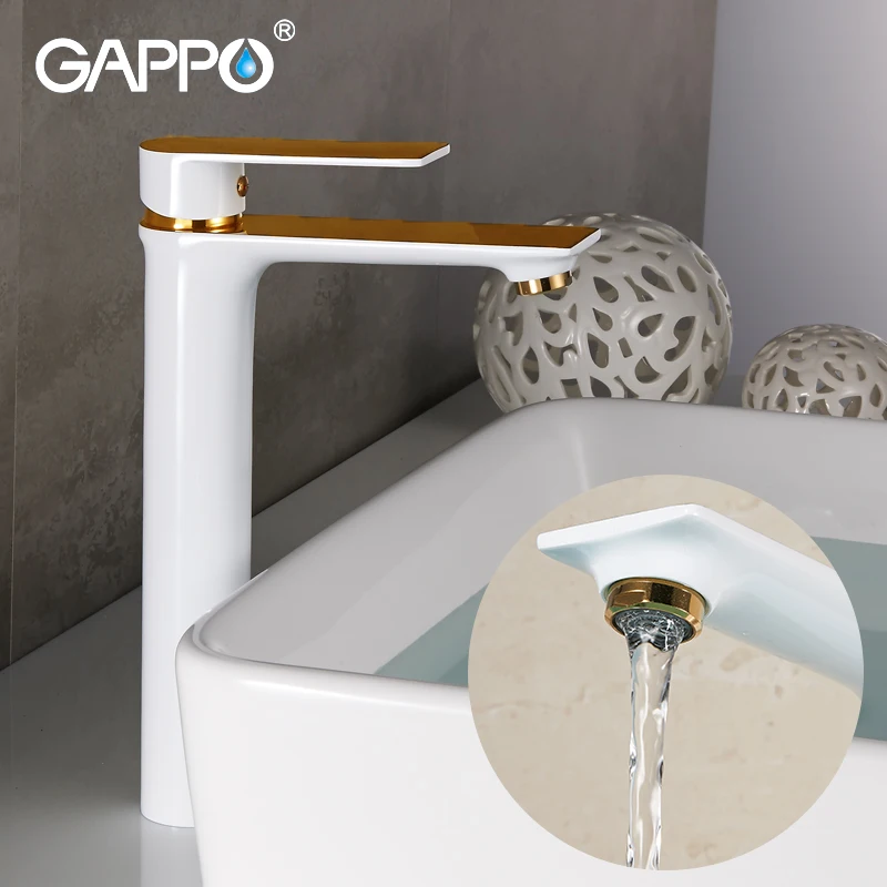 

GAPPO Basin Faucets deck mounted faucet bathroom taps mixer water waterfall faucet basin mixer water taps faucet handle