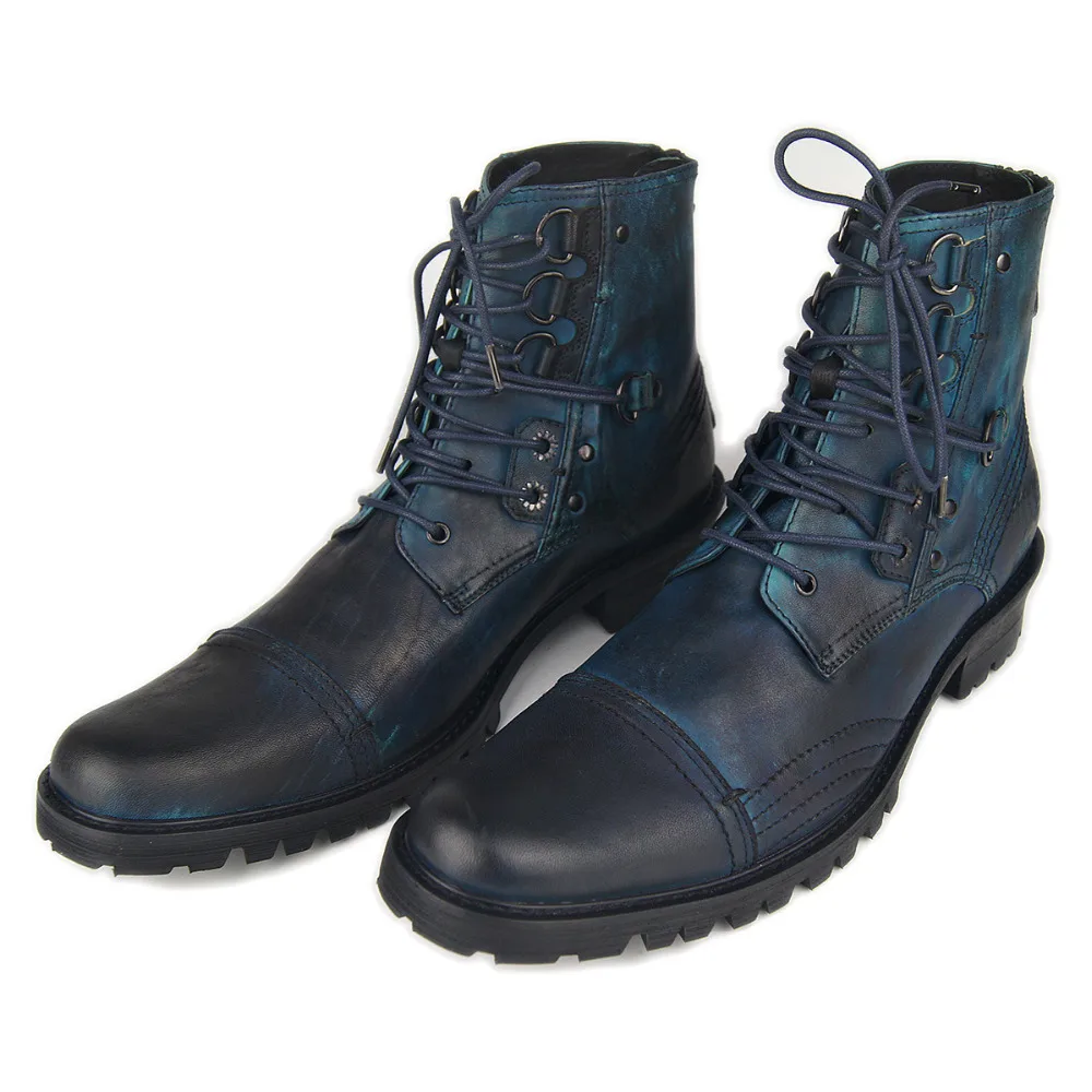Men's Boots Zipper Boot Genuine Leather Boots Ankle Shoes Chelsea Designer Leather Shoes footwear