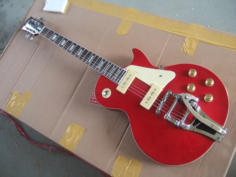 Custom shop standard LP Electric guitar with bigsby tremolo arm, std59