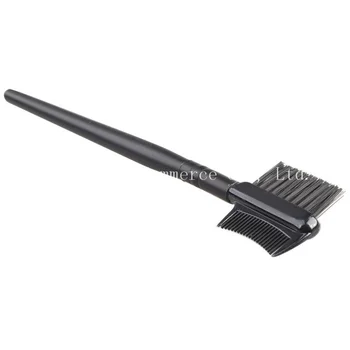 

100pcs Professional Black Eyelash brush Long Rod Eyebrow Comb Cosmetic Makeup Brushes Dual Makeup Tools